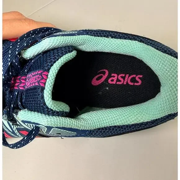 ASIC Women's GEL-VENTURE Mako Blue/Pink Glo Size 10 - Picture 7 of 9